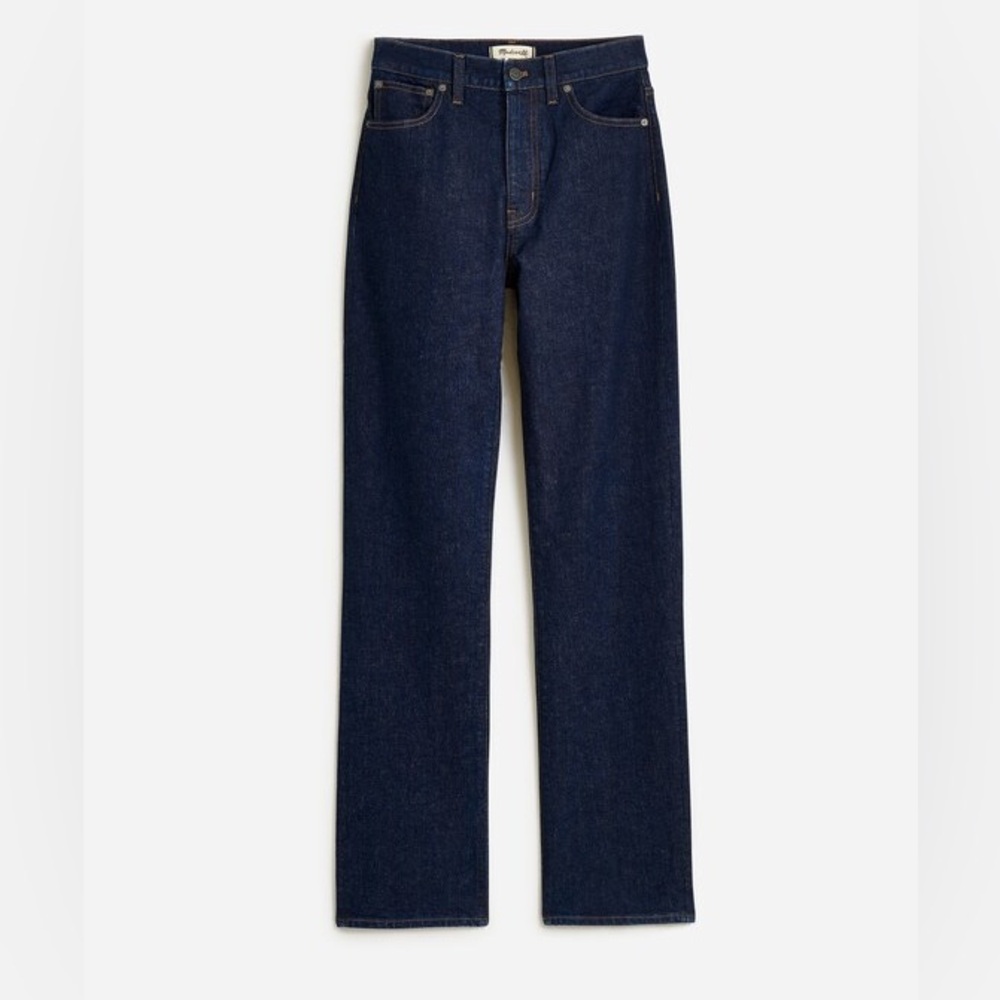 Madewell 90s Straight Curvy Dark Blue Straight-Leg Jeans